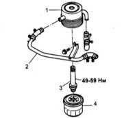  Снятие, проверка и установка маслоохладителя - только двигатели DOHC Subaru Forester