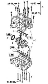  Обслуживание блока цилиндров Subaru Forester
